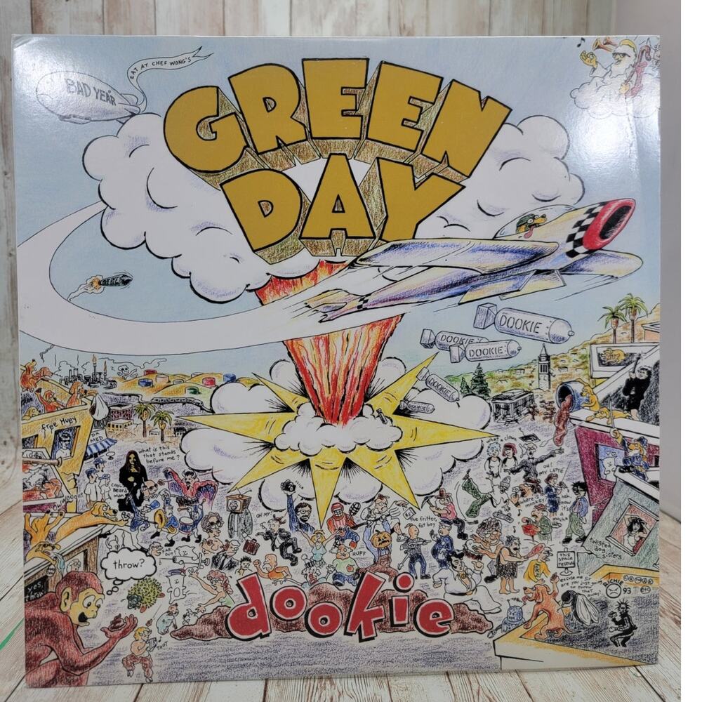 Green Day Dookie 30th Anniversary Baby Blue Colored Vinyl 12" LP Record